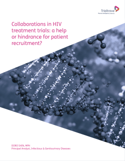 Collaborations in HIV treatment trials