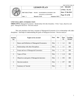 MG2452 &ndash; ENGINEERING ECONOMICS AND