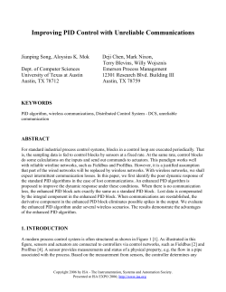 Improving PID Control with Unreliable Communications