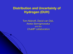 Distribution and Uncertainty of Hydrogen