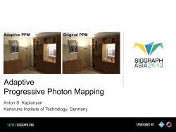 Adaptive PPM Progressive Photon Mapping