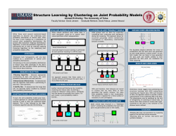 Structure Learning by Clustering on Joint Probability Models