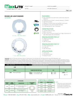 round led light engines