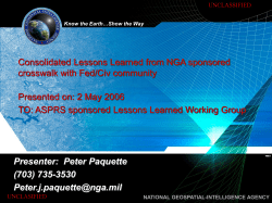 LL Crosswalk Action Items