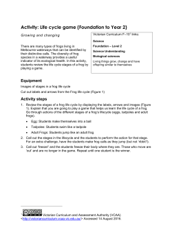 Life cycle - Melbourne`s Water Story