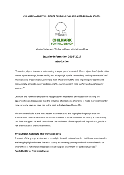 Equality Information 2016 -2017 Introduction