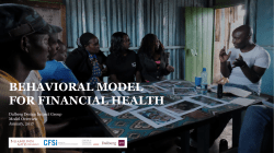 Behavioral Model for Financial Health_DIG