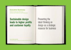 Sustainable design leads to higher profits and