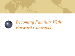 Becoming Familiar With Future Contract