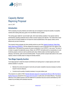 Capacity Market Repricing ProposalPDF