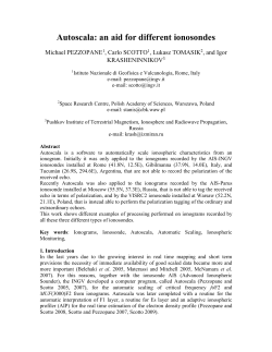 Autoscala: an aid for different ionosondes - Earth