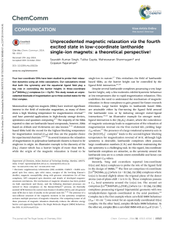 Unprecedented magnetic relaxation via the fourth excited state in