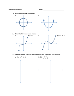 1st Semester Exam Review - Webberville Community Schools