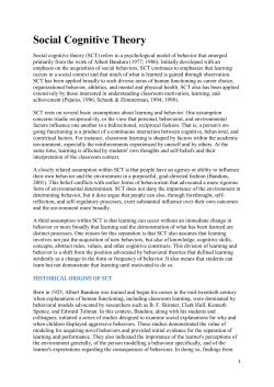 Festinger`s Cognitive Dissonance theory