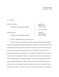 1-06-2398, Jordan v. Knafel