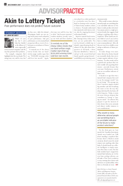 Akin to Lottery Tickets