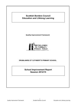 Scottish Borders Council - Drumlanrig St Cuthbert`s Primary School