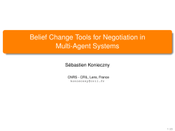 Belief Change Tools for Negotiation in Multi
