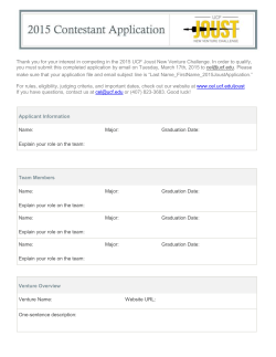 Applicant Information