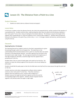 Geometry Module 4, Topic D, Lesson 15: Teacher