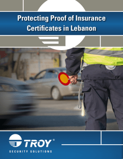 Proof of Insurance - Security Document World