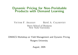 Dynamic Pricing for Non-Perishable Products with Demand Learning
