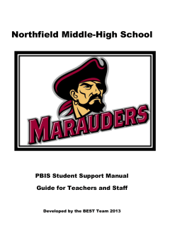 PBIS Staff Handbook