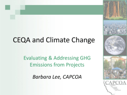 CAPCOA_CEQA_and_GHG_.. - Local Government Commission