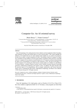 Computer Go: An AI oriented survey