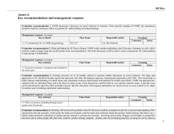 Management response Evaluation SC UNDP Armenia