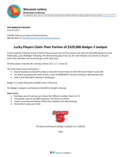 Lucky Players Claim Their Portion of $329000
