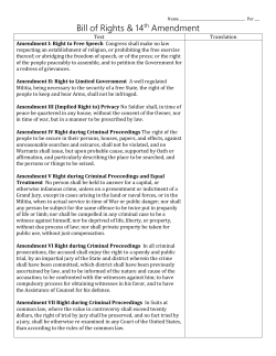 Bill of Rights