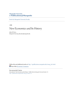 New Economics and Its History - e