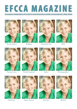 Tennis player Sister Crohn`s patient Nature lover Wife