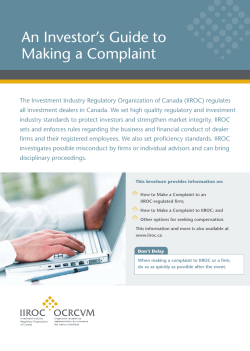IIROC E V4.indd - BMO InvestorLine