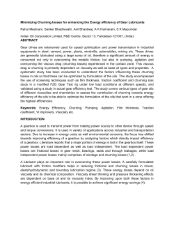 Minimizing Churning losses for enhancing the Energy efficiency of