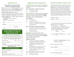 State Park Pass Application