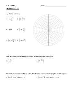 Ch 13 Worksheet Packet
