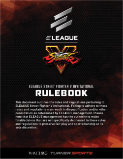 eleague street fighter v invitational