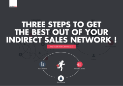 three steps to get the best out of your indirect sales