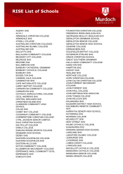 RISE List of Schools
