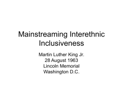 Approaches to Interethnic Equality