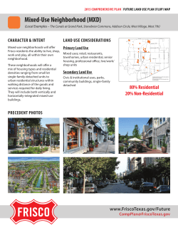 Mixed-Use Neighborhood (MXD)