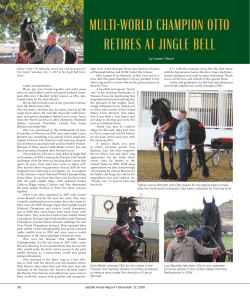 Multi-World Champion Otto Retires at Jingle Bell