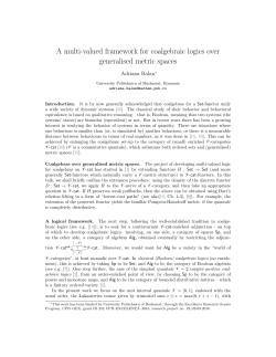 A multi-valued framework for coalgebraic logics over generalised
