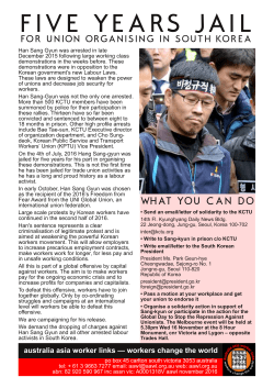 Five Years Jail - Australia Asia Worker Links