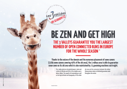 The 3 Valleys guaranTee you The largesT number of open