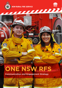 One NSW RFS Communication and Engagement Strategy