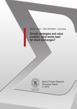 Growth strategies and value creation: what works best for