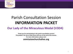 District Consultation - On Mission for the Church Alive!